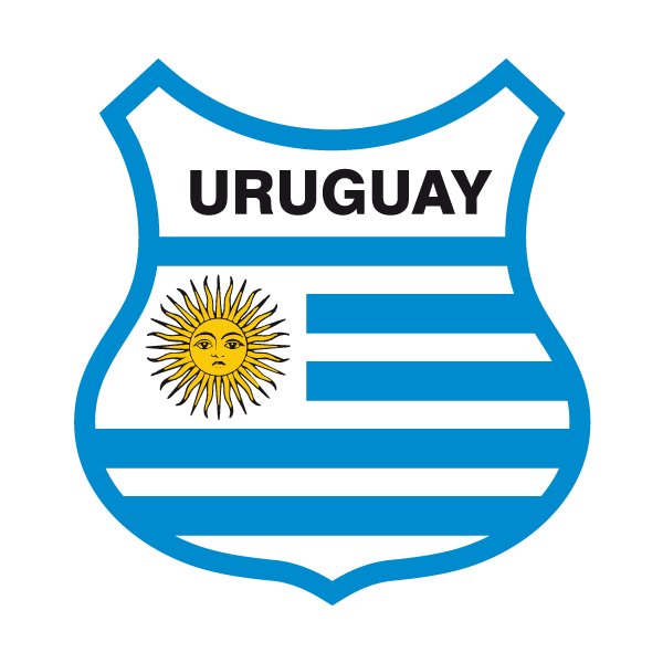 Car & Motorbike Stickers: Shield of the flag of Uruguay