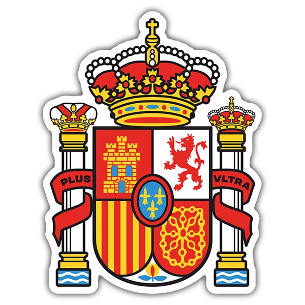 Car & Motorbike Stickers: Spain Badge