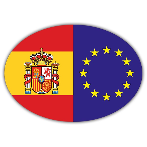Car & Motorbike Stickers: Europe Spain