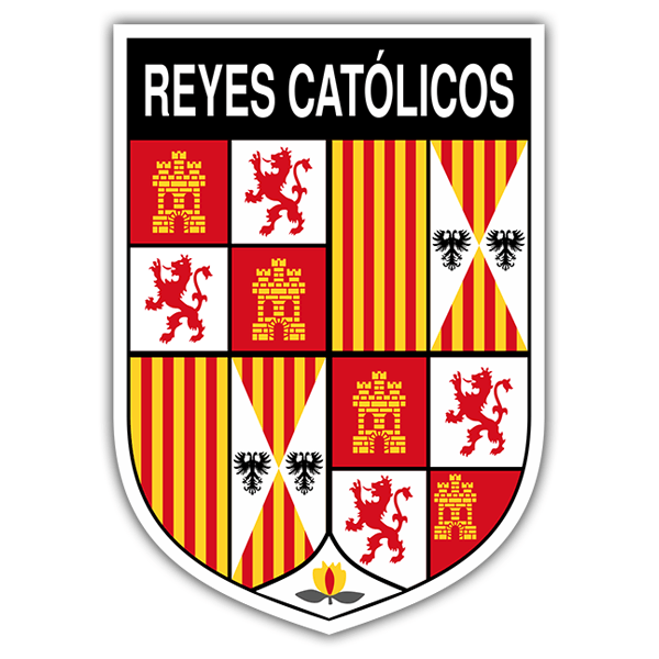 Car & Motorbike Stickers: Badge Catholic Monarchs
