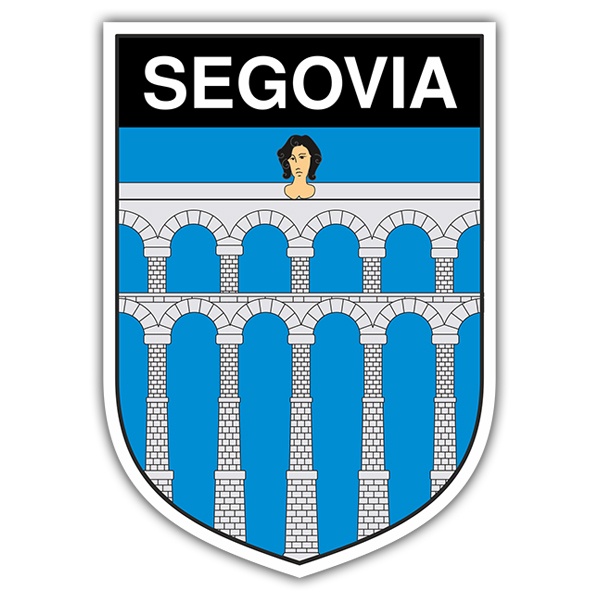 Car & Motorbike Stickers: Badge Segovia