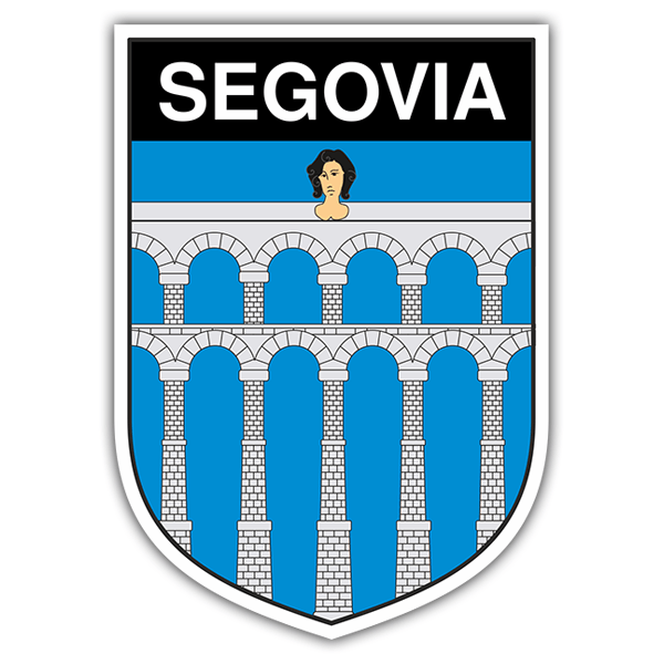 Car & Motorbike Stickers: Badge Segovia