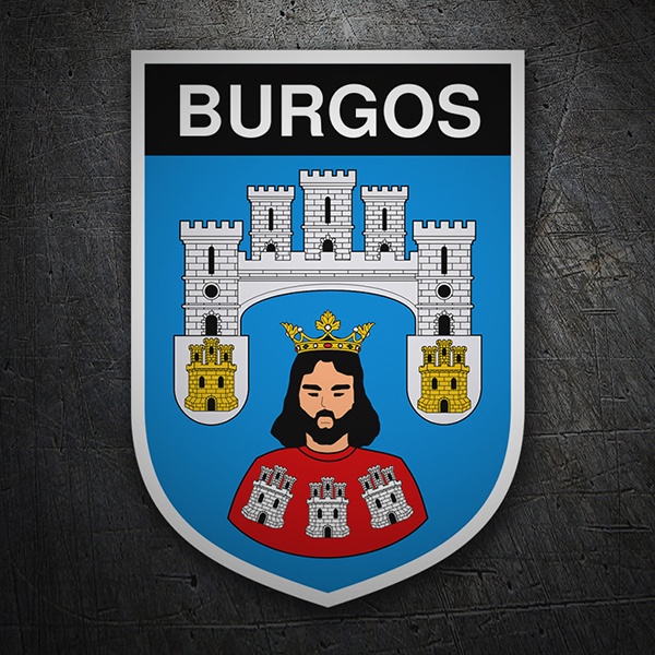 Car & Motorbike Stickers: Badge Burgos