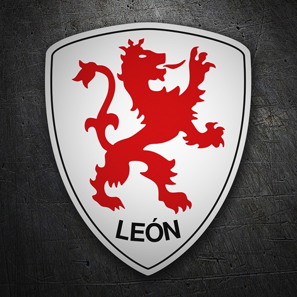 Car & Motorbike Stickers: Badge Leon