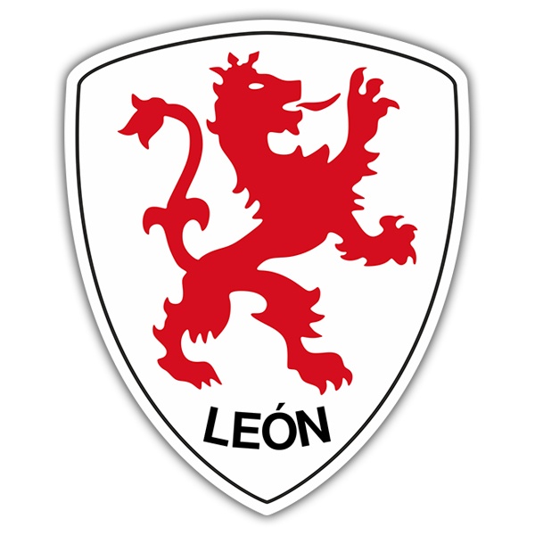 Car & Motorbike Stickers: Badge Leon