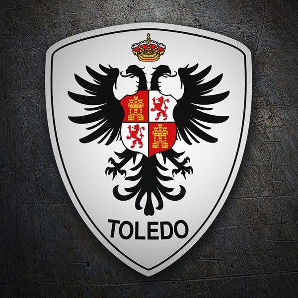 Car & Motorbike Stickers: Badge Toledo