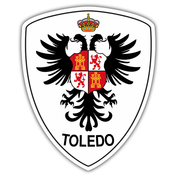 Car & Motorbike Stickers: Badge Toledo