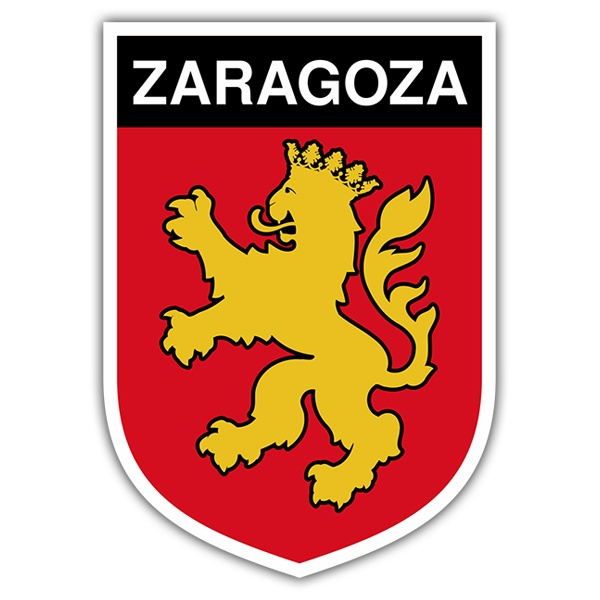 Car & Motorbike Stickers: Badge Saragossa