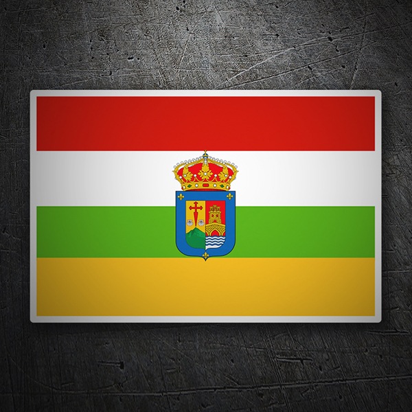 Car & Motorbike Stickers: Flag La Rioja