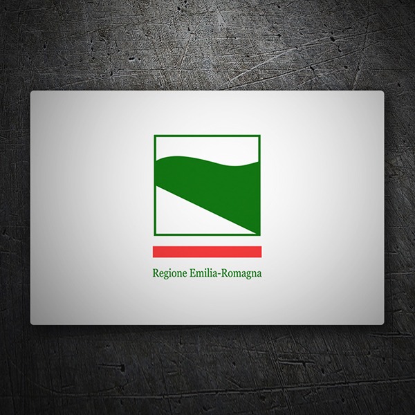 Car & Motorbike Stickers: Flag Emilia-Romagna