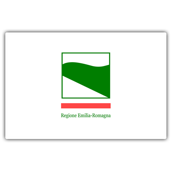 Car & Motorbike Stickers: Flag Emilia-Romagna