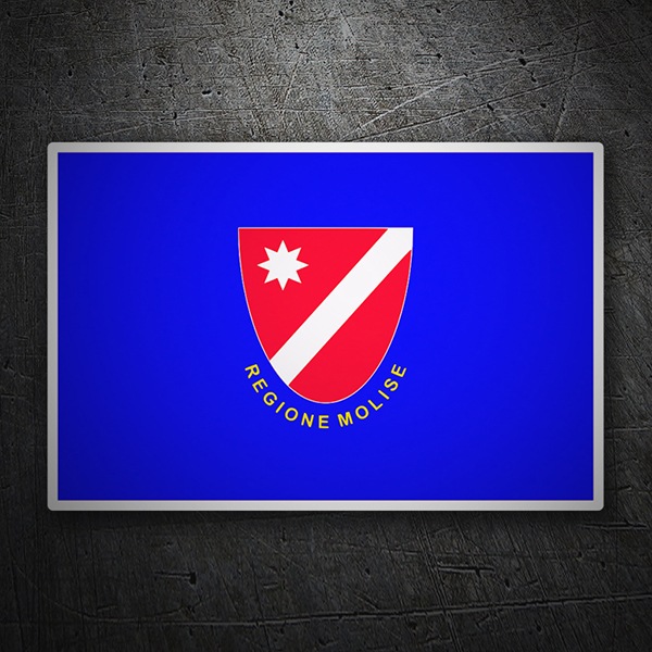 Car & Motorbike Stickers: Flag Molise