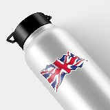 Car & Motorbike Stickers: United Kingdom flag waving 6