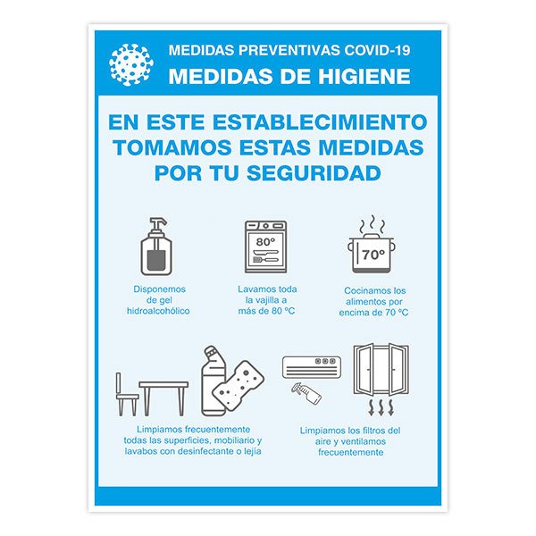 Car & Motorbike Stickers: Protection covid19 hygiene measures