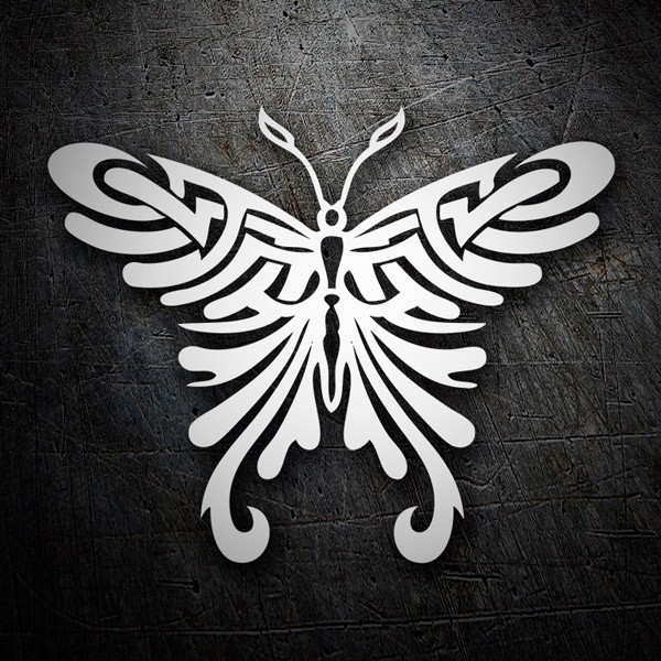 Car & Motorbike Stickers: Tribal Butterfly 0