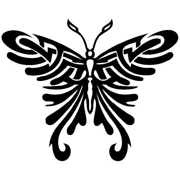 Car & Motorbike Stickers: Tribal Butterfly