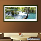 Wall Stickers: Picture river with waterfall 4