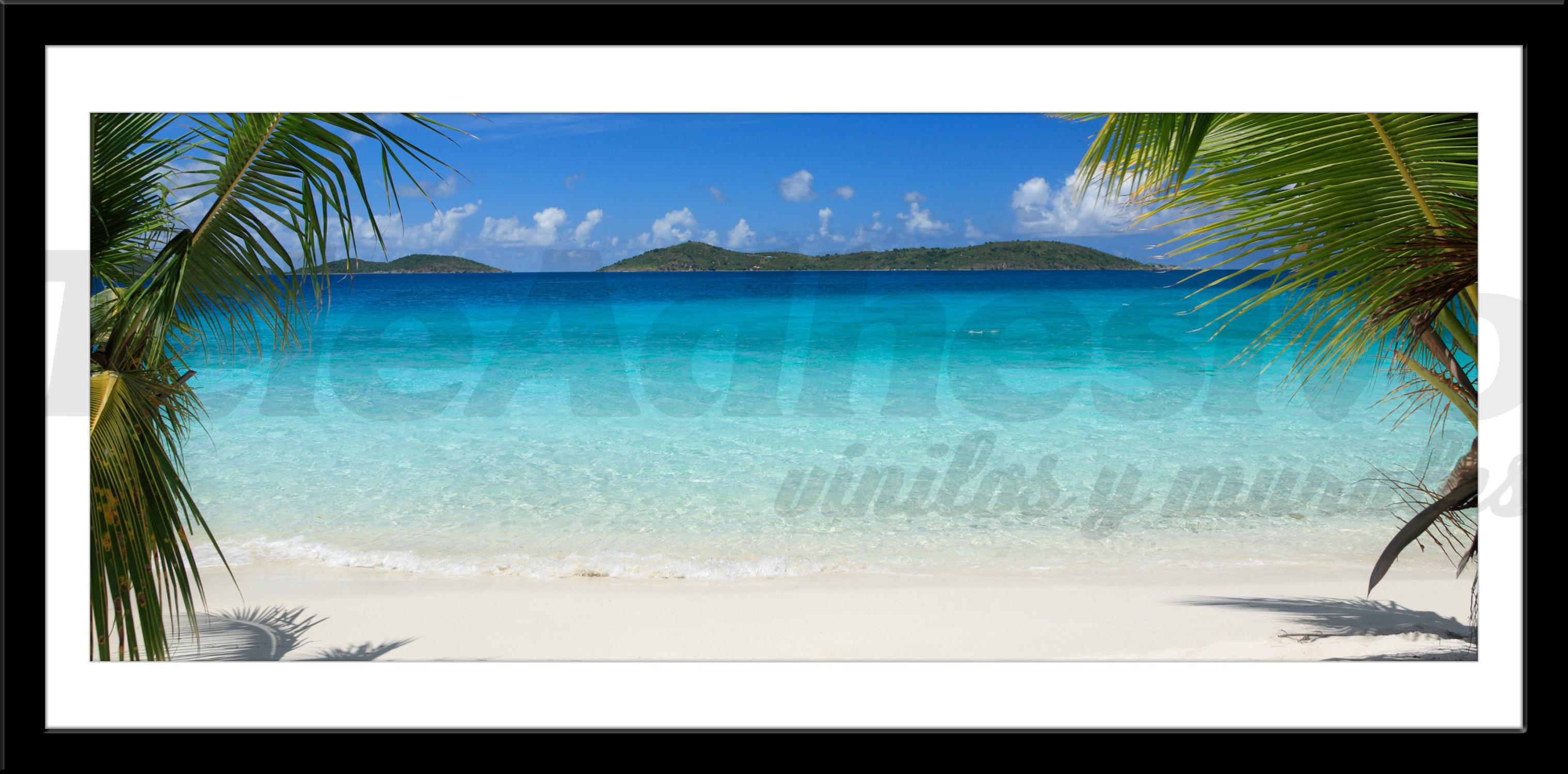 Wall Stickers: Picture Caribbean Beach