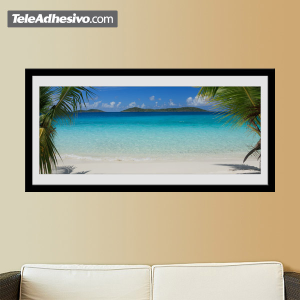 Wall Stickers: Picture Caribbean Beach