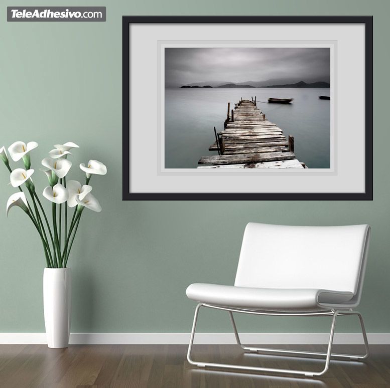 Wall Stickers: Picture of a wharf