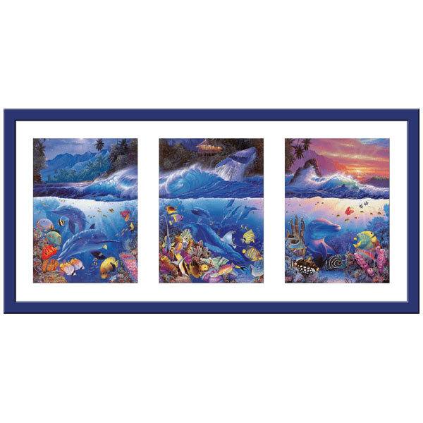 Wall Stickers: Picture Triptych seabed