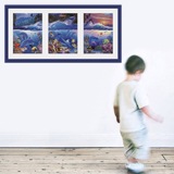 Wall Stickers: Picture Triptych seabed 4