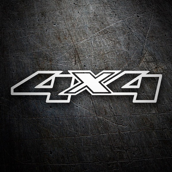 Car & Motorbike Stickers: 4x4 Color Edge