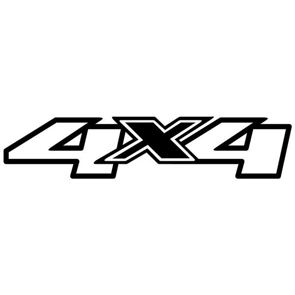 Car & Motorbike Stickers: 4x4 Color Edge