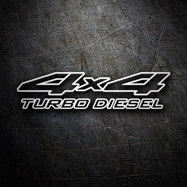 Car & Motorbike Stickers: 4x4 turbo diesel 0