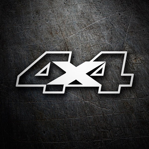 Car & Motorbike Stickers: 4x4 Linked Composition