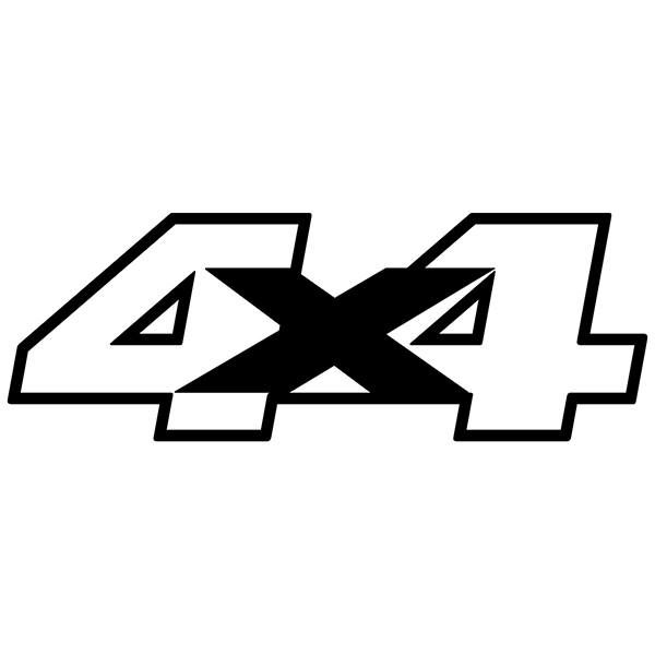 Car & Motorbike Stickers: 4x4 Linked Composition