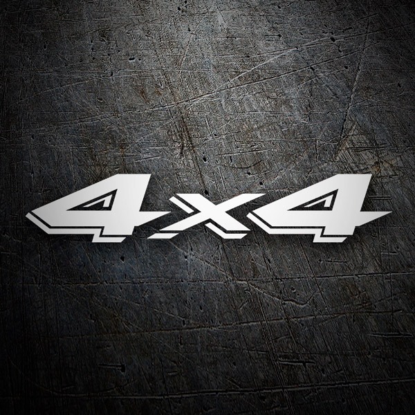 Car & Motorbike Stickers: 4x4 Relief Effect
