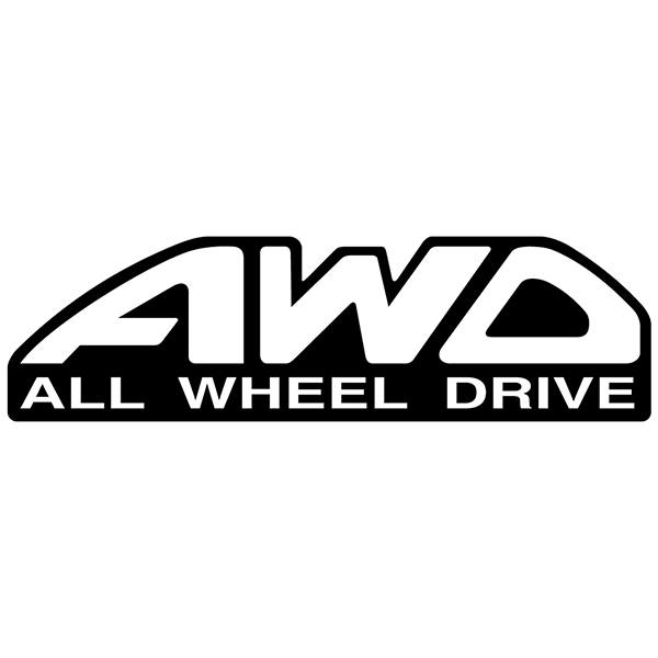 Car & Motorbike Stickers: All wheel drive