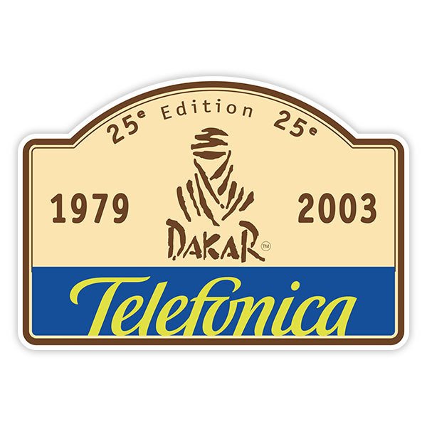 Car & Motorbike Stickers: Dakar 25th Edition