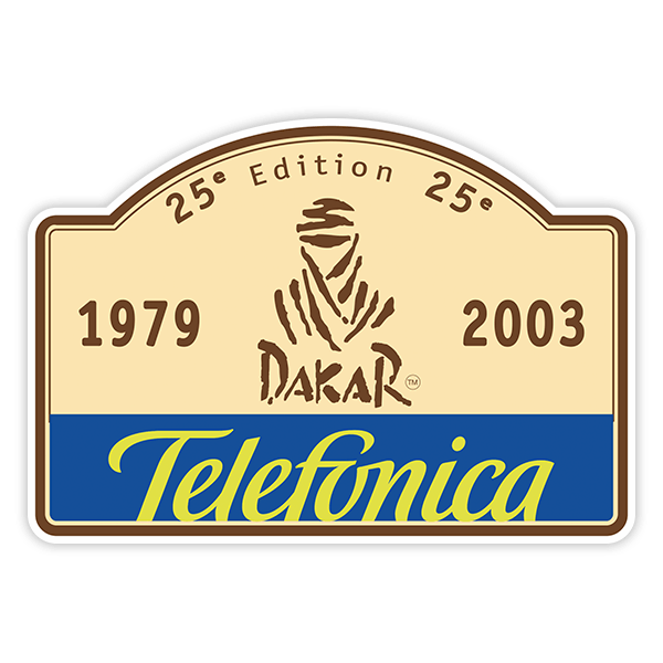 Car & Motorbike Stickers: Dakar 2003