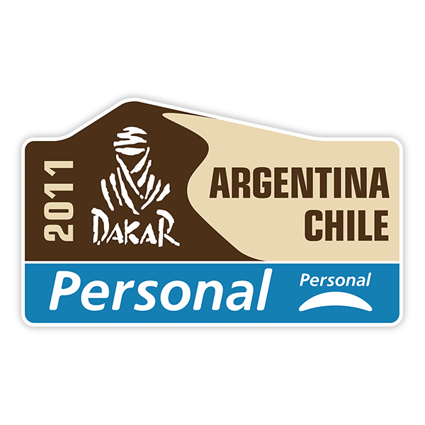 Car & Motorbike Stickers: Dakar 2011
