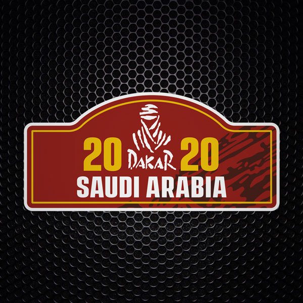Car & Motorbike Stickers: 20 DAKAR SAUDI ARABIA