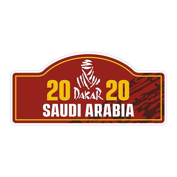 Car & Motorbike Stickers: 20 DAKAR SAUDI ARABIA