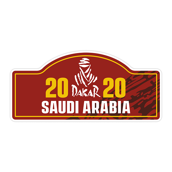 Car & Motorbike Stickers: 20 DAKAR SAUDI ARABIA