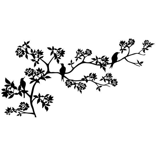 Wall Stickers: Branch of a tree in spring