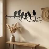 Wall Stickers: 6 Birds on a branch 11