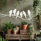 Wall Stickers: 6 Birds on a branch 10