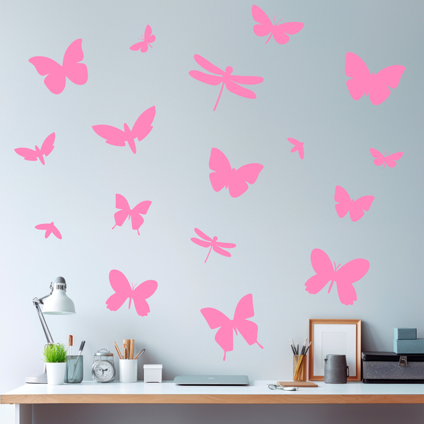 Wall Stickers: Kit 17 Insects