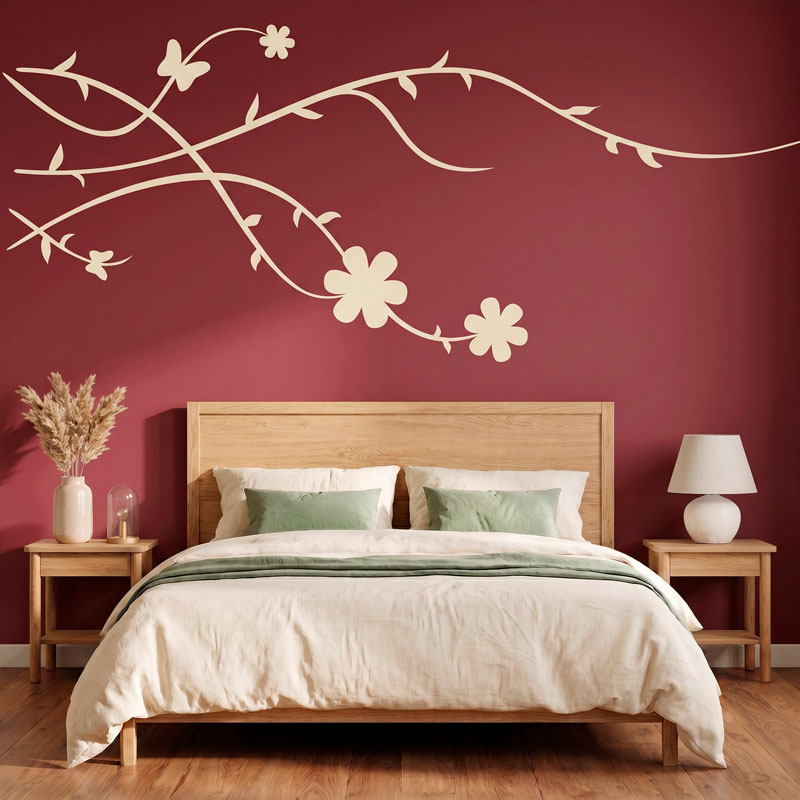 Flowering Branch Wall Decal 0