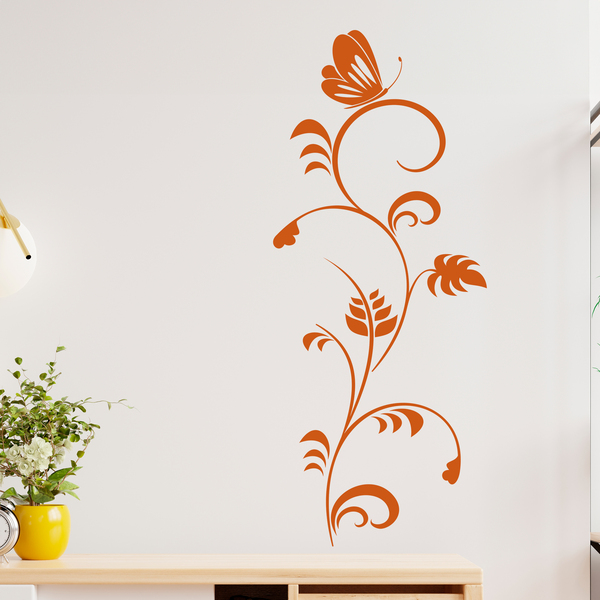Floral Vine with Butterfly 2/4