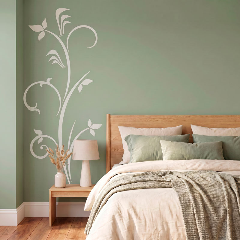 Floral Vine Wall Decal 2/8
