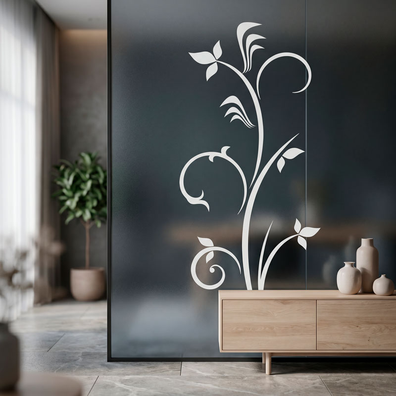 Floral Vine Wall Decal 5/8
