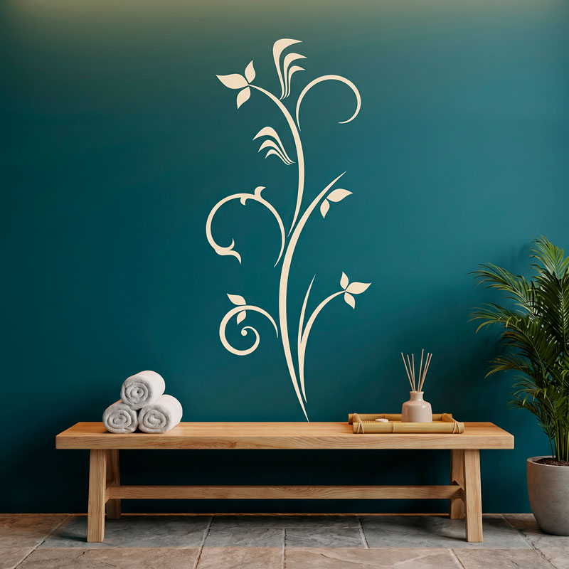 Floral Vine Wall Decal 8/8