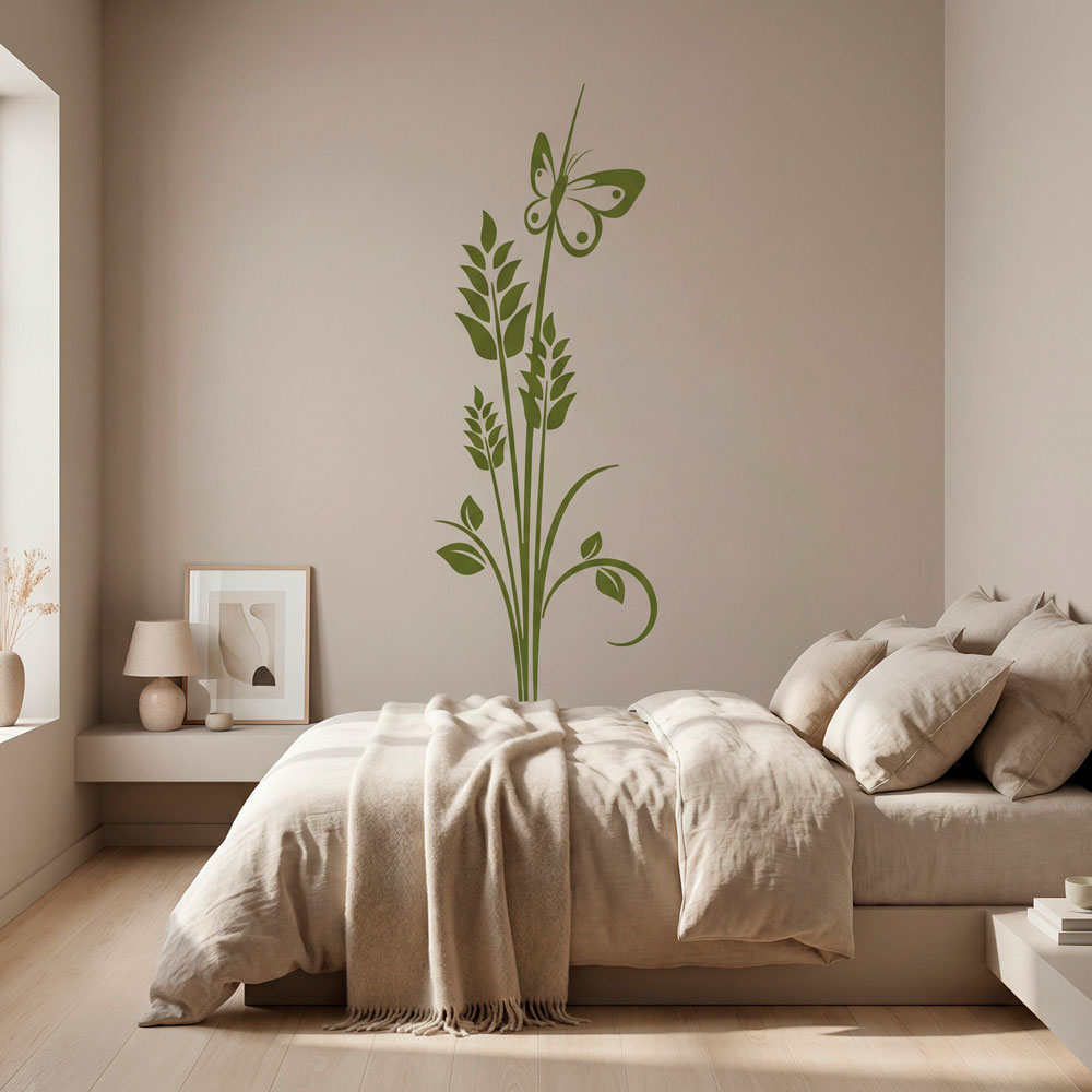 Wall Stickers: Floral ears of wheat