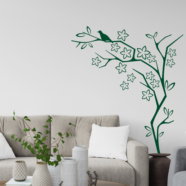 Wall Stickers: Floral Columbidae